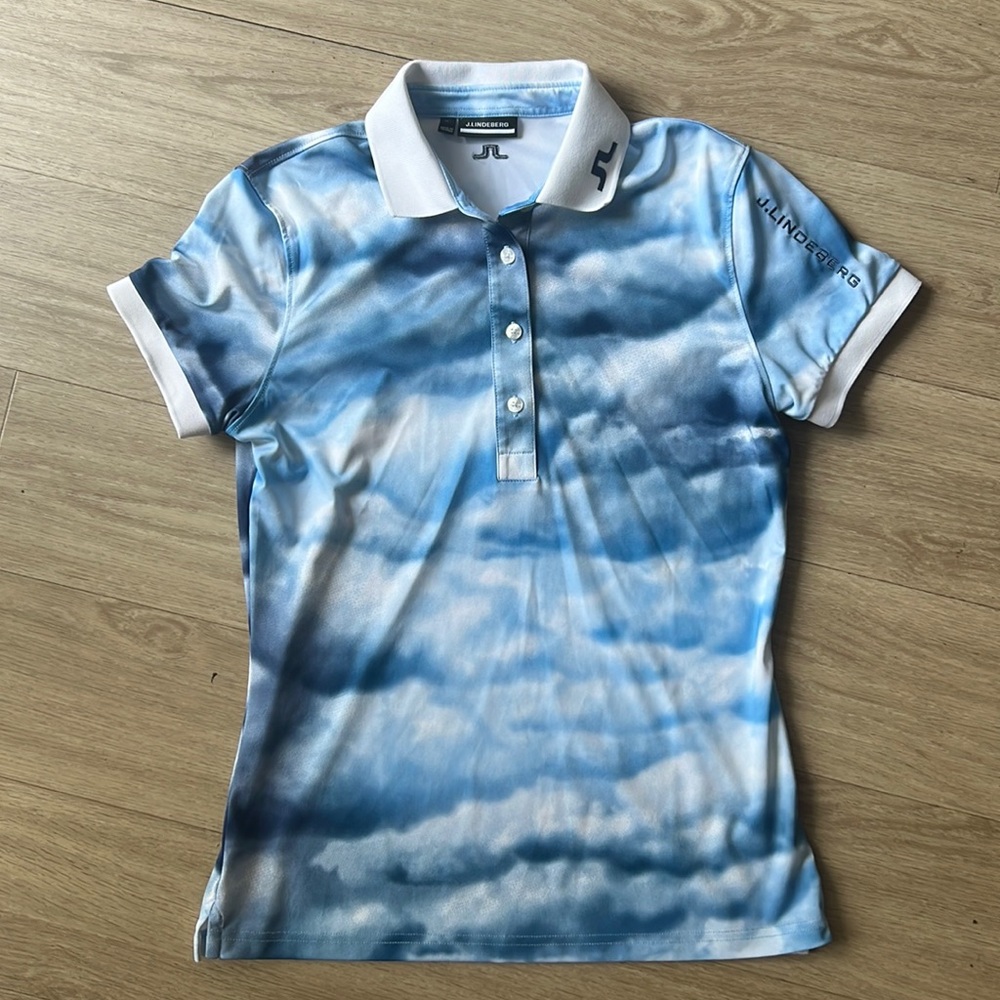 J. Lindeberg Women’s Golf Polo Medium NEW